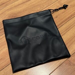 Cowin Headphones Black Drawstring Bag
